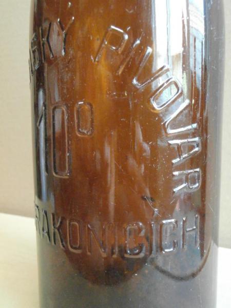 Pivní láhev - měšť. pivovar Strakonice 10°