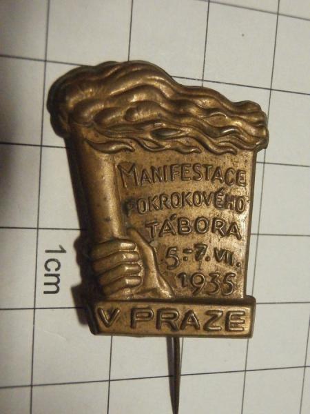 Odznak Manifest Tábora, Praha 1935