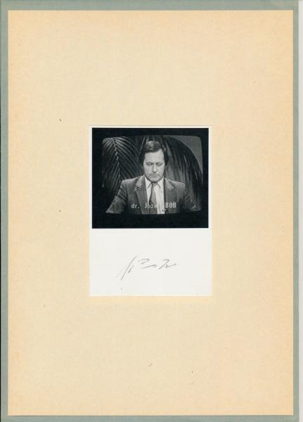 Autogram Jozef Bob
