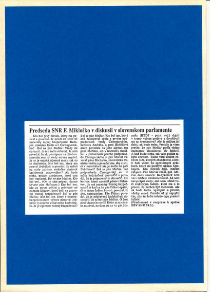 Autogram František Mikloško