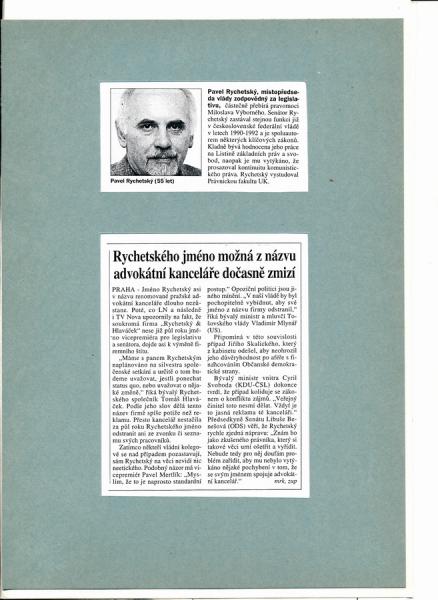 Autogram JUDr. Pavel Rychtecký