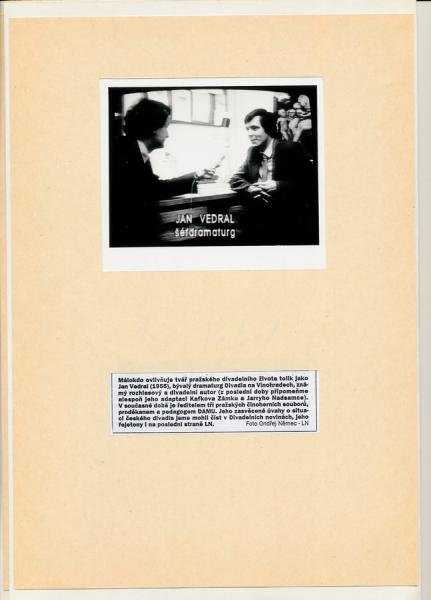 Autogram Jan Vedral