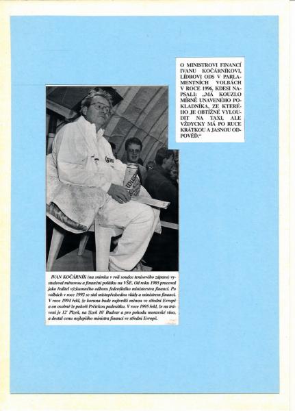 Autogram Ivan Kočárník