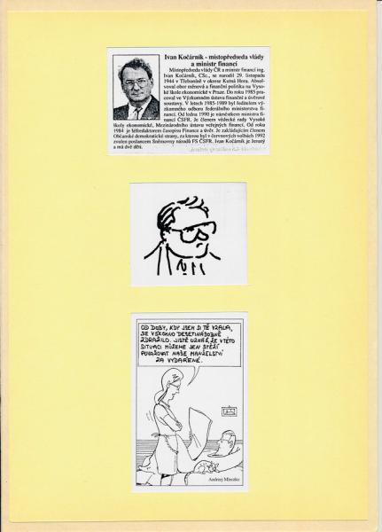 Autogram Ing. Ivan Kočárník