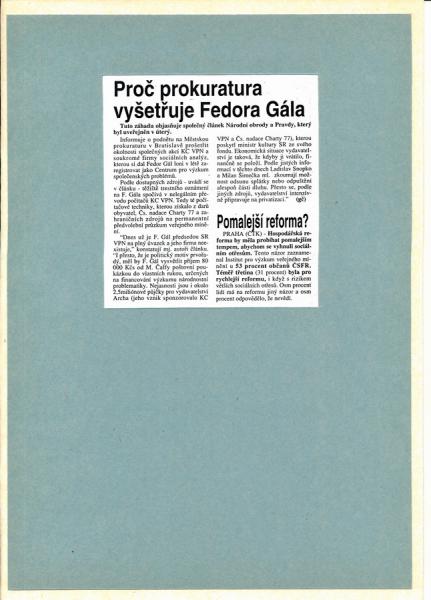 Autogram Fedor Gál