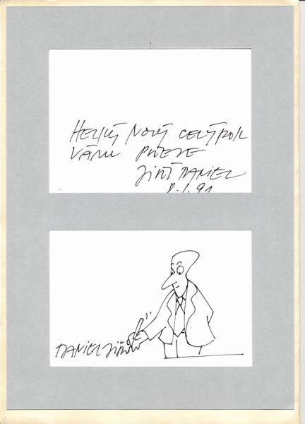 Autogram Jiří Daniel