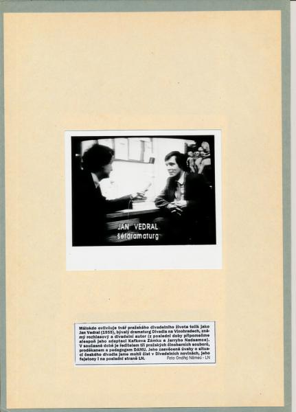 Autogram Jan Vedral