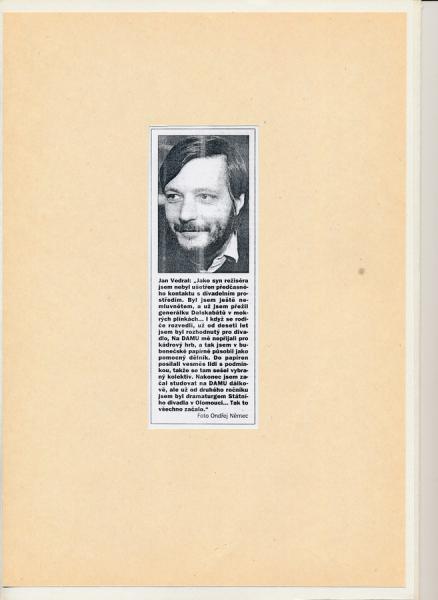 Autogram Jan Vedral