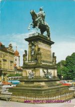 Poděbrady-Socha krále Jiřího