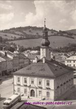 Jeseník-náměstí Rudé armády-radnice