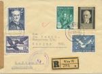 Let. R-dopis Mi-955,956,957,958,959, Wien 13.3.1951