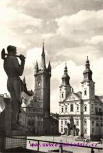 Klatovy -Mírové náměstí.