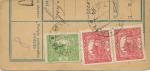 1920 Ústř. prův. zn. Pof. 6, 9, Praha 2.8.1920, příchozí Klecany 3.8.1920