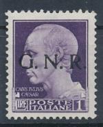 1943 / Itálie, Militarpost-Marken,G.N.R. Mi *10 I