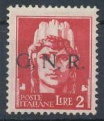 1943 / Itálie, Militarpost-Marken,G.N.R. Mi *13 I