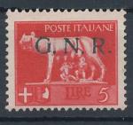 1943 / Itálie, Militarpost-Marken,G.N.R. Mi *16 I