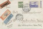 1937 R+EX+Let. dopis do Rakouska  DR Krnov 1