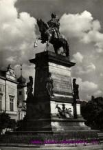 Poběbrady- socha krále Jiřího