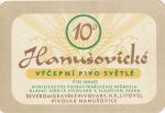 Hanušovické výčepní pivo světlé 10°