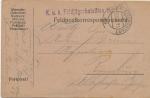 1915 K.u.k. Feldjagerbataillon No.1, polní pošta č.63