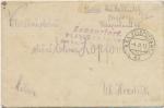 1915 polní pošta č.65, censura