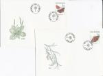 1999 FDC 209/12, Ochrana přírody - ptáci a motýli