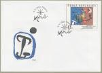 1993 FDC 27 Umělecká díla na známkách