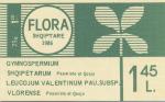 1986 Albánie sešitek Mi 2290/91 květiny