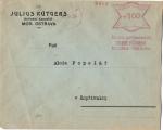 1929 frankotyp Ostrava 1  JULIUS RUTGERS