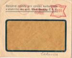 1933 frankotyp Staré Benátky  CARBORUNDUM ELEKTRITE