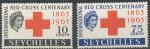 1963 Seychelles Mi 212/14