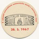 AUTOKLUB Karlovy Vary RALLYE LÁZNÍ 28.5.1967