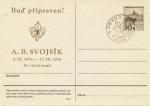 1968 CDV-161, přítisk 30. výročí úmrtí A. B. Svojsíka, kat. Troj. 1968/9