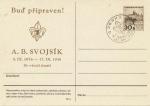1968 CDV-161, přítisk 30. výročí úmrtí A. B. Svojsíka, kat. Troj. 1968/9