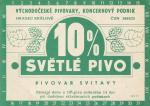 Svitavy světlé pivo 10%