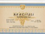 RKACITELI Sovětské bílé víno 1959