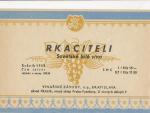 RKACITELI Sovětské bílé víno 1959