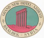 Grand-New-Hotel-Arbeed Balbek Syria