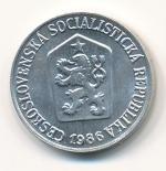 1986 Haléř - 1 h
