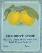 Citronový sirup