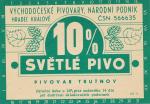 Světlé pivo 10°