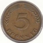 1950F  5 Pfennig
