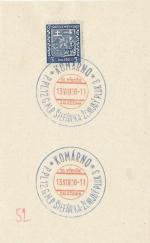 1938 PR 38/101 KOMÁRNO P.PL.12.G.M.R.ŠTEFANIKA-ŽENIJNÝ PLUK 3
