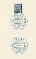 1938 PR 38/79 PRAHA1 I. Mezinárodní den filatelistů