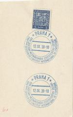 1938 PR 38/118 Praha1  XXIV zasedání mezinárodního statistického ústavu