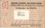 1933 Frankotyp Praha 1 Brauners Apotheke                       