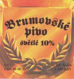 Brumovské pivo světlé 10%