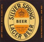 Silver spring lager beer