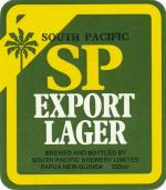 South Pacific export lager