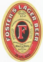 Fosters lager beer